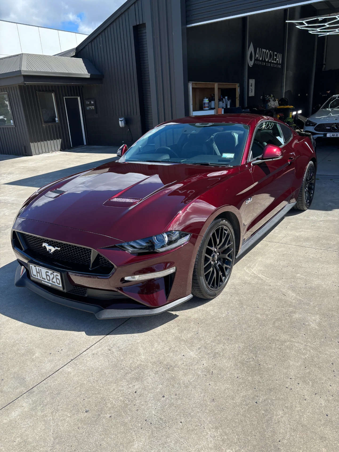 Mustang paint enhancement