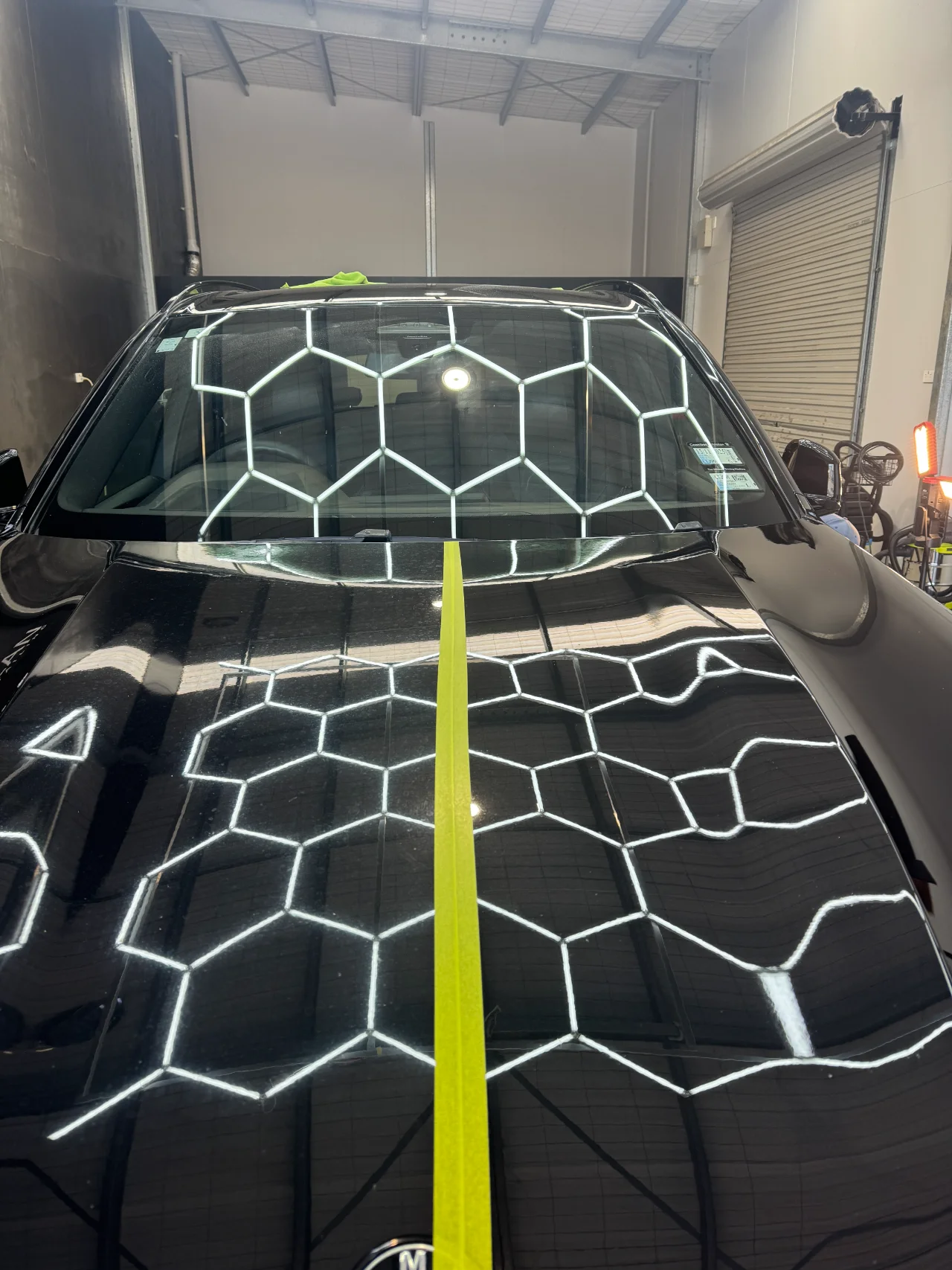 Paint correction detail shot