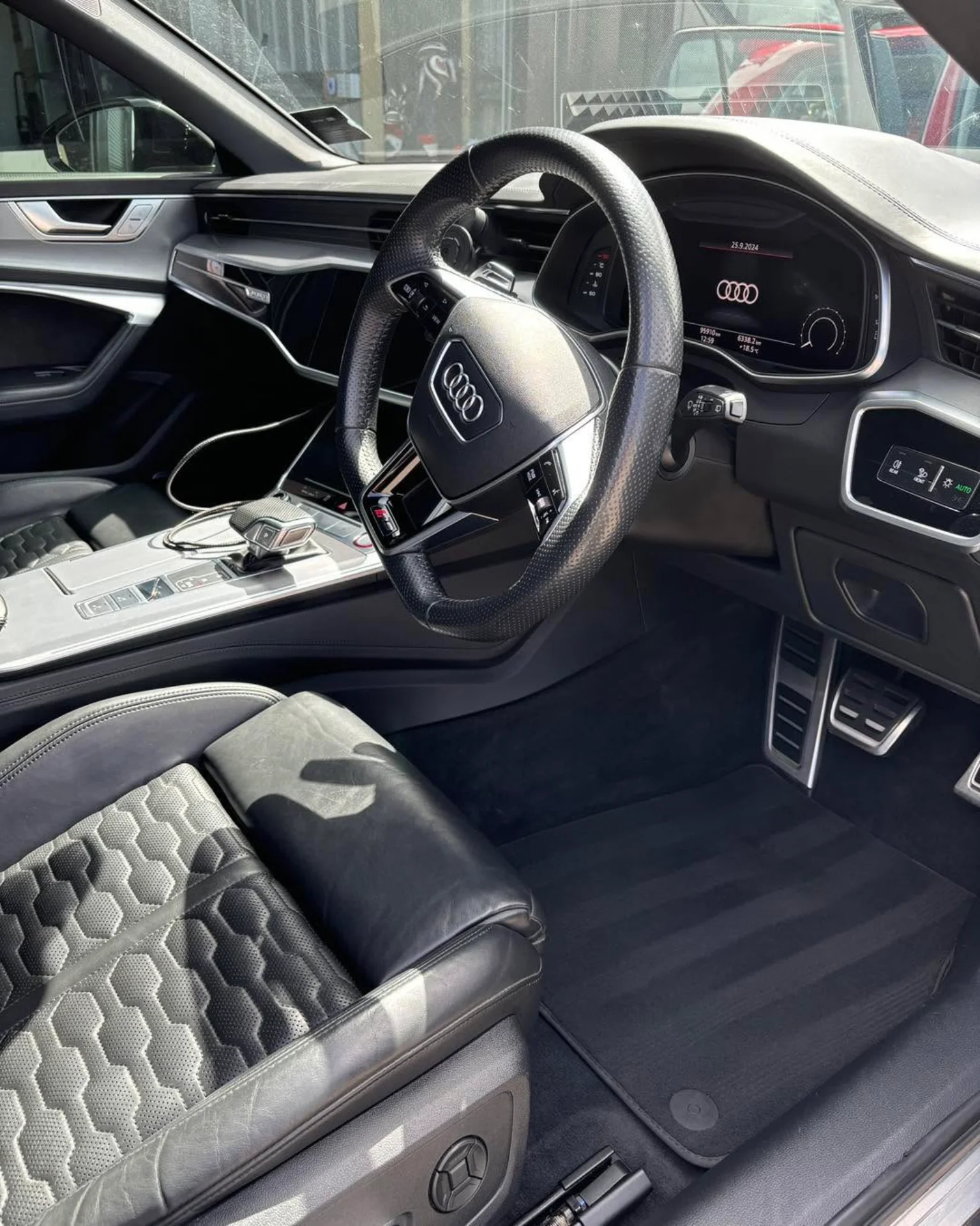 Audi interior detail